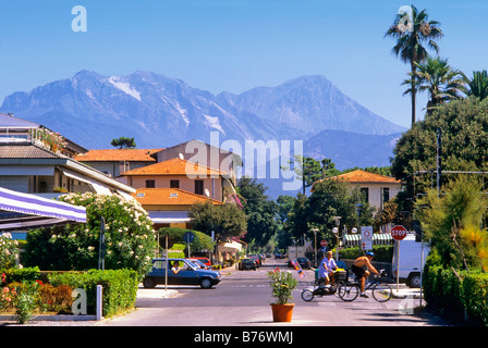 Italia Toscana FORTE DEI MARMI Foto Stock