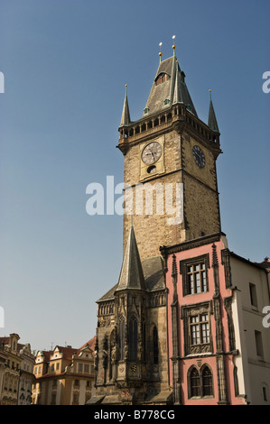 Municipio della Città Vecchia Praga Foto Stock