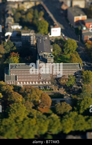 Fotografia aerea, Oberhausen, la zona della Ruhr, Renania settentrionale-Vestfalia, Germania, Europa Foto Stock