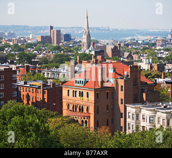 Vista di Brooklyn, New York Foto Stock