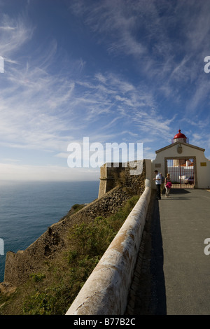 Vista a Capo San Vincenzo. Portogallo Foto Stock