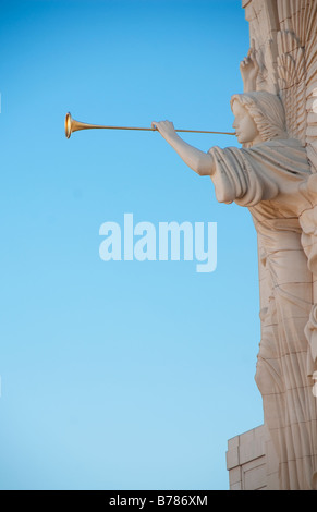 Angelo ha la facciata della Bass Performance Hall nel centro di Fort Worth Texas Tarrant County USA Foto Stock