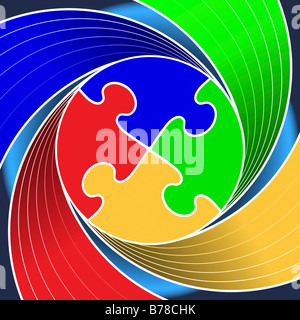 Logo dinamico Foto Stock