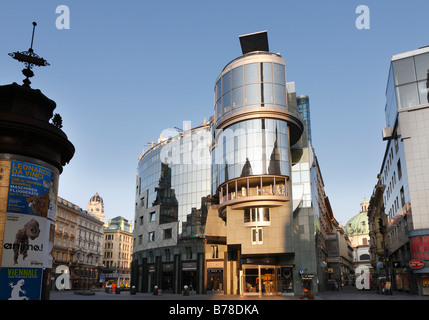 Haas-House, Vienna, Austria, Europa Foto Stock