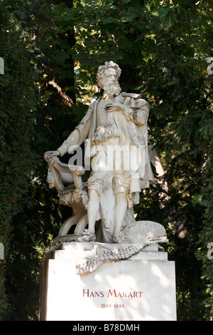 Hans-Makart-monumento nel parco comunale, Vienna, Austria, Europa Foto Stock