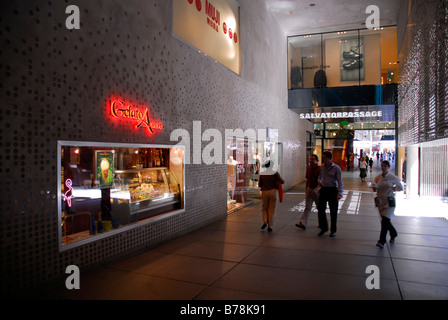 Fuenf Hoefe, cinque cortili, diversi negozi esclusivi passaggi, interna della città di Monaco di Baviera, Baviera, Baviera, Germania, Europa Foto Stock