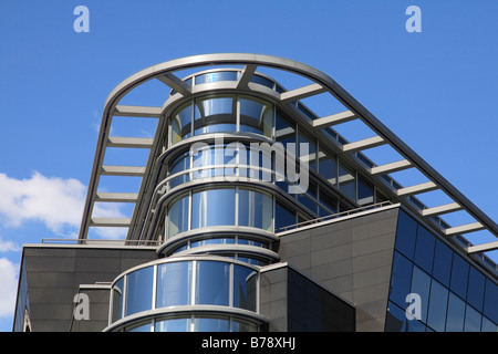 Architettura moderna, Spree Eck, uffici ed edifici aziendali, Bezirk Mitte o zona centrale di Berlino, Germania, Europa Foto Stock