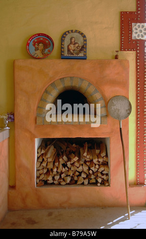 Forno da pizza, Barrydale, Western Cape, Sud Africa Foto Stock