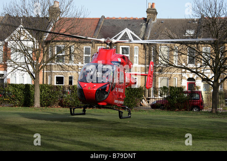 Orli della Londra Air Ambulance Foto Stock