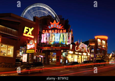 Cascate del Niagara city Foto Stock