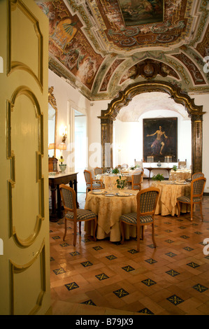 Interno del hotel Palumbo Ravello Costiera Amalfitana Foto Stock