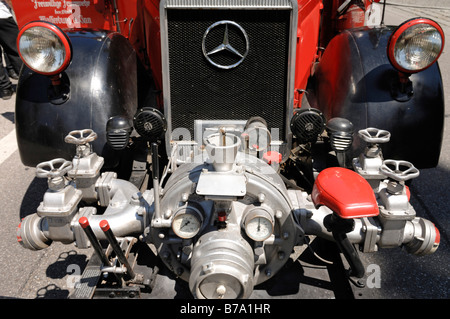 Vigili del fuoco di nostalgia, close-up Foto Stock