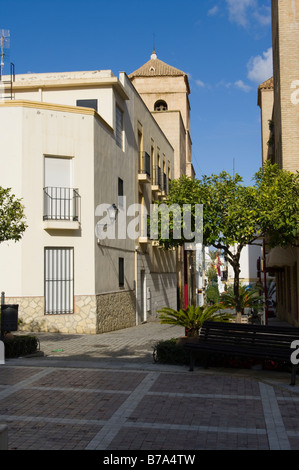 Lato Strada de La Vera Almeria Spagna spagnolo vuota Scena di strada Foto Stock