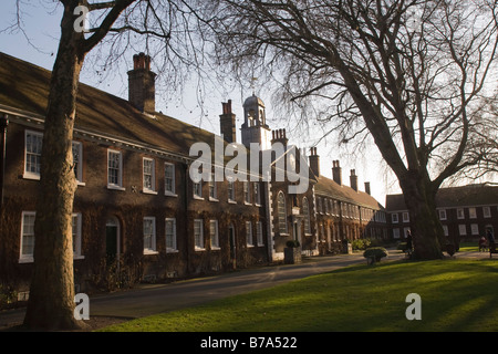 Geffrye Museum esterno, Kingsland Road, Londra GB UK collezioni di mobili inglesi, tessuti, dipinti e arti decorative Foto Stock