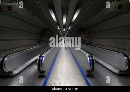 Escalator Waterloo 2 Foto Stock