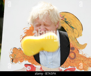 Divertente immagine di Boris Johnson in stock Foto Stock