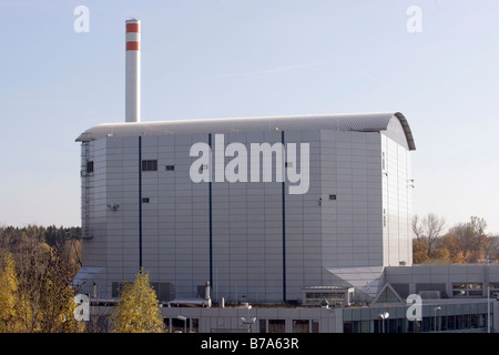 Il reattore di ricerca MONACO DI BAVIERA II, FRM-II, vicino a Garching, Baviera, Germania, Europa Foto Stock