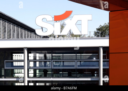 Sixt AG azienda di autonoleggio con sede a Pullach, Baviera, Germania, Europa Foto Stock