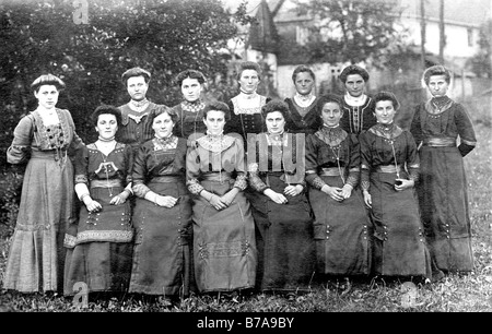 Foto storiche, gruppo di donne, ca. 1920 Foto Stock