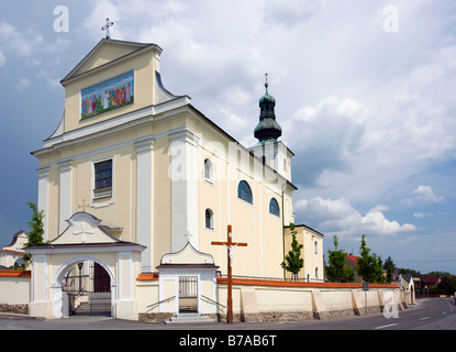 Chiesa in Bohuslavice, Opava district, la Moravia del Nord, Repubblica Ceca, Europa Foto Stock