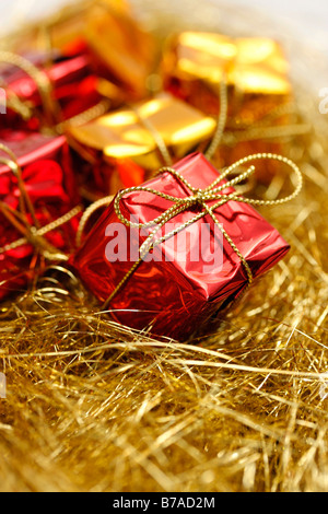 Pacchi di Natale Foto Stock