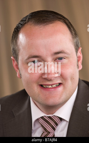 Darren Miller AM gruppo conservatore Stati per il Clwyd West nella National Assembly for Wales Foto Stock