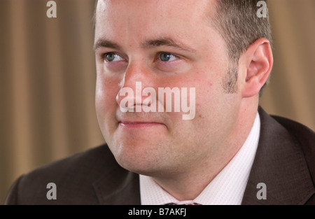 Darren Miller AM gruppo conservatore Stati per il Clwyd West nella National Assembly for Wales Foto Stock