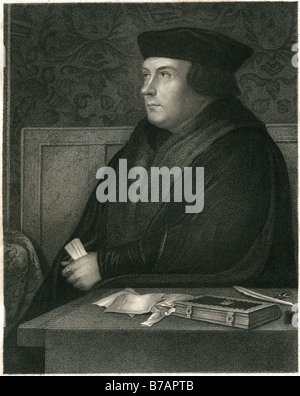 Thomas Cromwell, primo Earl of Essex (c. 1485 - 28 luglio 1540) era un statista inglese che ha servito come Re Enrico VIII CAPO minis Foto Stock