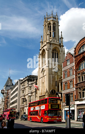 London Royal Courts of Justice tribunali Strand Fleet Street Holborn gotico vittoriano Foto Stock