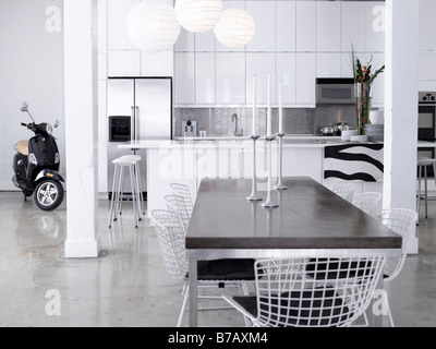 Interno della cucina Foto Stock