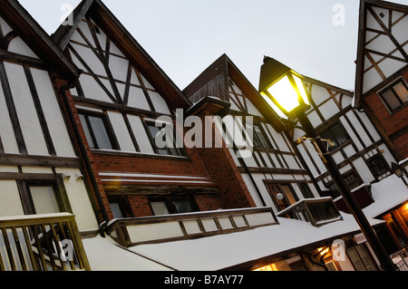 Case in stile Tudor Foto Stock