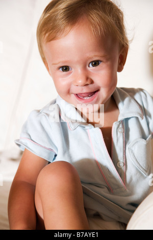 Ritratto di Little Boy Foto Stock