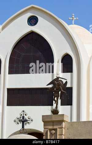 St George Chiesa copta in Egitto Aswan Foto Stock