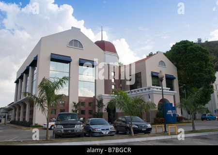 Panama Banca Nazionale Balboa filiale. Città di Panama, Repubblica di Panama, America Centrale Foto Stock