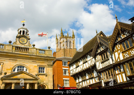 Ludlow town centre REGNO UNITO. Foto Stock