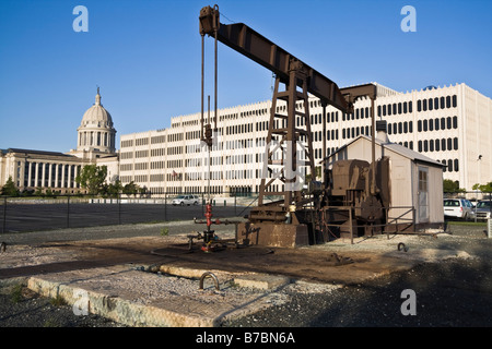 State Capitol of Oklahoma Foto Stock