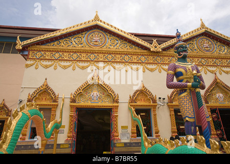 Wat Chaiyamangalaram aka Wat Chaiya, Penang, Malaysia Foto Stock