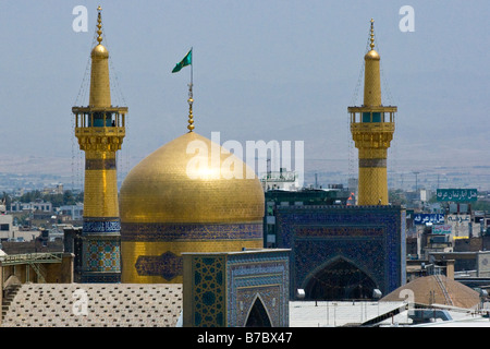 Astan e Qods Razavi tomba e Santuario di imam sciita Reza Mashhad Iran Foto Stock