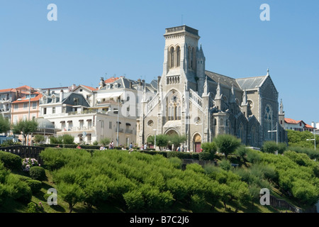 San Eugenio chiesa Biarritz Francia Foto Stock