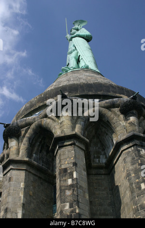 Memorial Hermann al castello Grote nella foresta di Teutoburgo nei pressi di Detmo Foto Stock