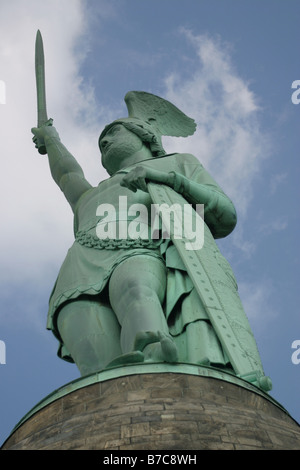 Memorial Hermann al castello Grote nella foresta di Teutoburgo nei pressi di Detmo Foto Stock