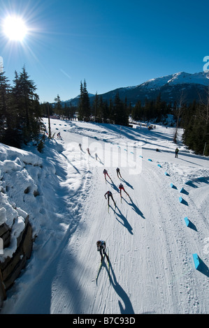 World Cup Nordic evento al 2010 Whistler Olympic Park Foto Stock