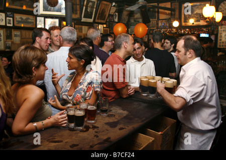 McSorley's Old Ale House di New York City, Stati Uniti d'America Foto Stock