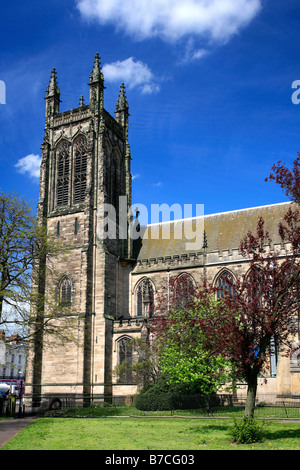 Tutti i Santi inglese Chiesa Parrocchiale Royal Leamington Spa città della contea di Warwickshire England Regno Unito Foto Stock