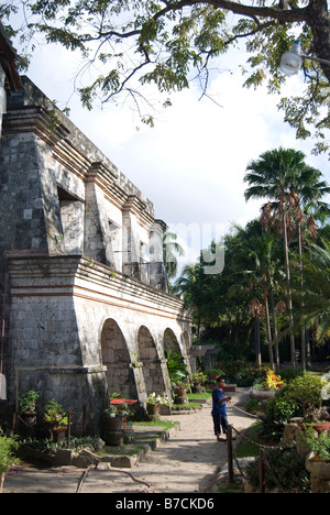 Cortile interno, Fort San Pedro, Cebu City Cebu, Visayas, Filippine Foto Stock