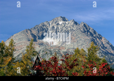 Gerlachovsky stit, Alti Tatra in Slovacchia Foto Stock