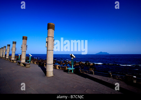 Scenario naturale in Waiao Yilan Taiwan Foto Stock