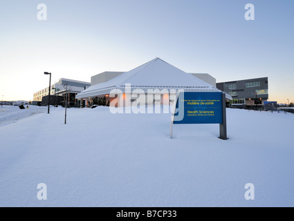 Questa è la nuova scuola di medicina Laurentian University di Sudbury, Ontario, Canada Foto Stock