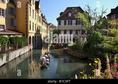 PETITE VENISE distretto a Colmar Quartier des Tanneurs Foto Stock