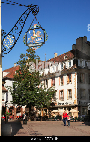 MAISONS DANS LE Centre Ville de Colmar Foto Stock